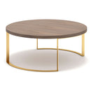 Lunato Gold Painted Steel Legs Coffee Table by Lavishway | Coffee Tables-23147