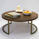 Lunato Gold Painted Steel Legs Coffee Table by Lavishway | Coffee Tables-23144