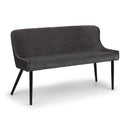 Luxe Classic Velvet High Back Bench by Lavishway | Dining Benches-61898