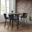 Luxe Upholstered Velvet Bar Stool by Lavishway | Bar Stools-61883