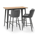 Luxe Upholstered Velvet Bar Stool by Lavishway | Bar Stools-61887