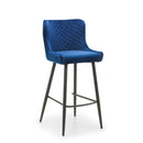 Luxe Upholstered Velvet Bar Stool by Lavishway | Bar Stools-61884