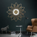 Luxury 3D Art Metal Wall Clock by Lavishway | Wall Clocks-41065