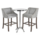 Luxury Ring Back Fabric Bar Stool by Lavishway | Bar Stools-51031