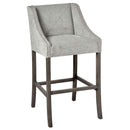 Luxury Ring Back Fabric Bar Stool by Lavishway | Bar Stools-51029
