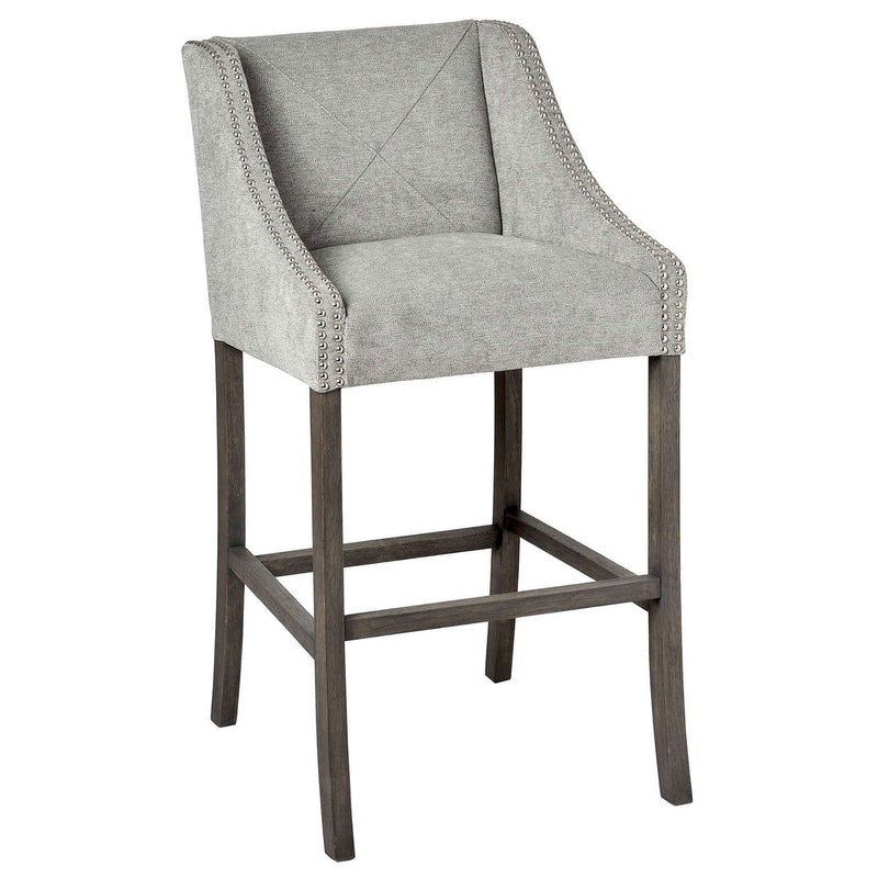Luxury Ring Back Fabric Bar Stool by Lavishway | Bar Stools-51029