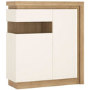 Lyon Left Hand Facing Oak Cabinet by Lavishway | Display Cabinet-44260