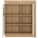Lyon Left Hand Facing Oak Cabinet by Lavishway | Display Cabinet-44261