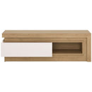 Lyon Oak & White High Gloss Wooden TV Stand by Lavishway | TV Units Cabinets-44409