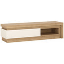 Lyon Oak & White High Gloss Wooden TV Stand by Lavishway | TV Units Cabinets-44408