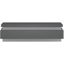 Lyon Modern Grey Gloss Wide LED TV Unit by Lavishway | TV Units Cabinets-44405