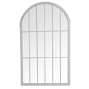Arched Grey Large Window Mirror by Lavishway | Bedroom Mirrors-36108