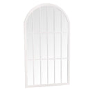 Arched White Large Window Mirror by Lavishway | Wall Mirrors-36103