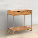 Mirelle 2 Drawers Oak Console Table by Lavishway | Hallway Console Table-34832