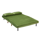 Madison Contemporary Green Velvet Sofa Bed by Lavishway | Velvet Sofa-28475