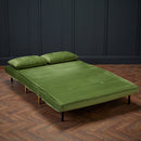 Madison Contemporary Green Velvet Sofa Bed by Lavishway | Velvet Sofa-28474
