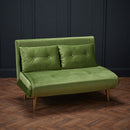 Madison Contemporary Green Velvet Sofa Bed by Lavishway | Velvet Sofa-28473