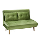 Madison Contemporary Green Velvet Sofa Bed by Lavishway | Velvet Sofa-28476
