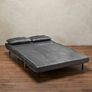 Madison Contemporary Grey Velvet Sofa Bed by Lavishway | Velvet Sofa-28470