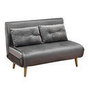 Madison Contemporary Grey Velvet Sofa Bed by Lavishway | Velvet Sofa-28471