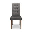 Madrid Contemporary Grey Velvet Dining Chair by Lavishway | Dining Chairs-61882