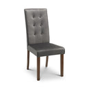 Madrid Contemporary Grey Velvet Dining Chair by Lavishway | Dining Chairs-61881
