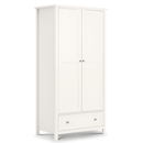 Maine 2 Doors Solid Pine Wardrobe by Lavishway | Wardrobe-61879