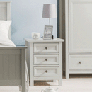 Maine Solid Pine 3 Drawer Bedside Table by Lavishway | Bedside Tables-61831