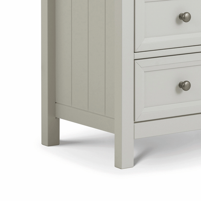 Maine Dove Grey Solid Pine 3 Drawers Chest by Lavishway | Chest Of Drawers-61817