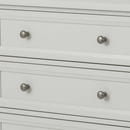 Maine Dove Grey Solid Pine 3 Drawers Chest by Lavishway | Chest Of Drawers-61819