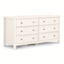Maine White Pine Double 6 Drawers Chest by Lavishway | Chest Of Drawers-61799
