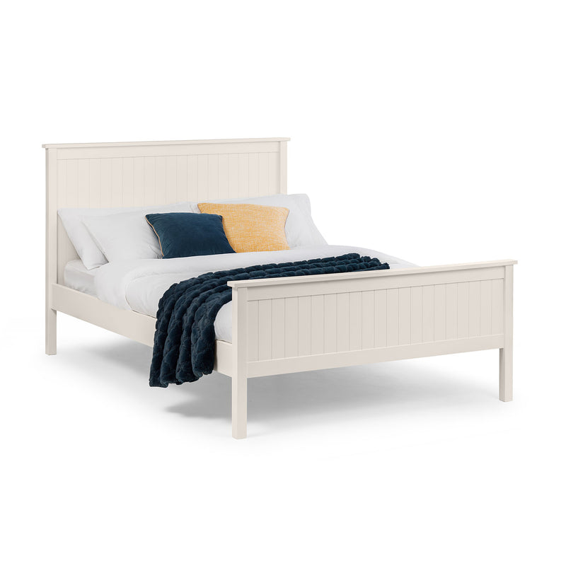 Maine Solid Pine High Hearboard Bed Frame by Lavishway | Wooden Beds-61855