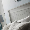 Maine Solid Pine High Hearboard Bed Frame by Lavishway | Wooden Beds-61860