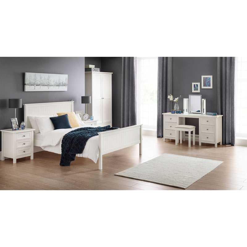 Maine Solid Pine High Hearboard Bed Frame by Lavishway | Wooden Beds-61871