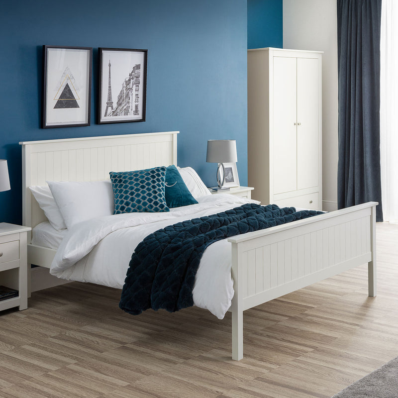 Maine Solid Pine High Hearboard Bed Frame by Lavishway | Wooden Beds-61853