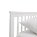 Maisie Pine White Captains Bed by Lavishway | Wooden Beds-61844