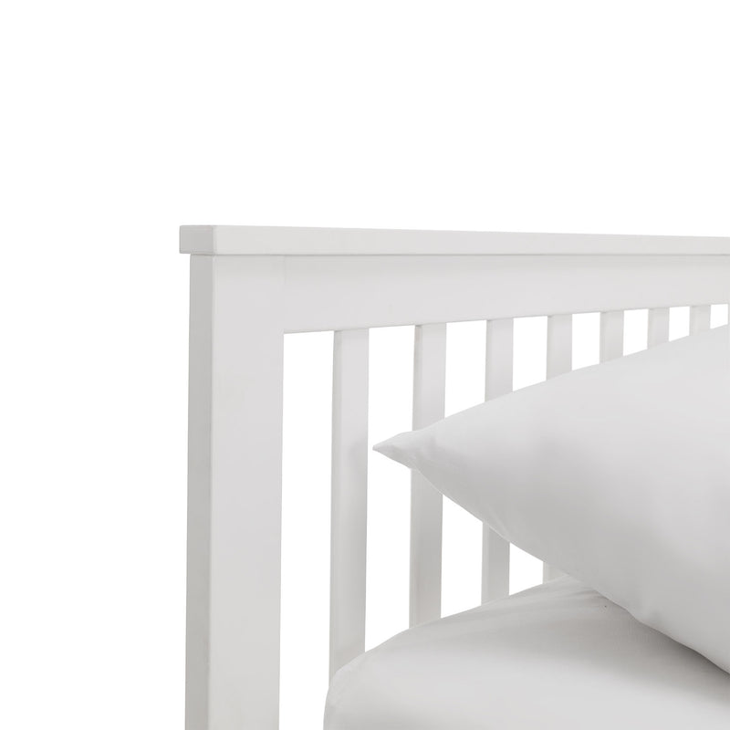 Maisie Pine White Captains Bed by Lavishway | Wooden Beds-61844