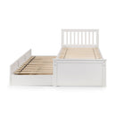 Maisie Pine White Captains Bed by Lavishway | Wooden Beds-61838