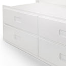 Maisie Pine White Captains Bed by Lavishway | Wooden Beds-61843