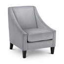 Maison Grey Velvet Accent Chair by Lavishway | Velvet Sofa-61825