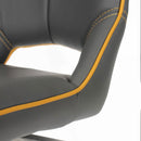 Mako Swivel Faux Leather Bar Chair by Lavishway | Bar Stools-27342