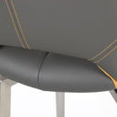 Mako Swivel Faux Leather Bar Chair by Lavishway | Bar Stools-27344