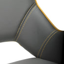 Swivel Faux Leather Dining Chair Set of 2 by Lavishway | Dining Chairs-27353