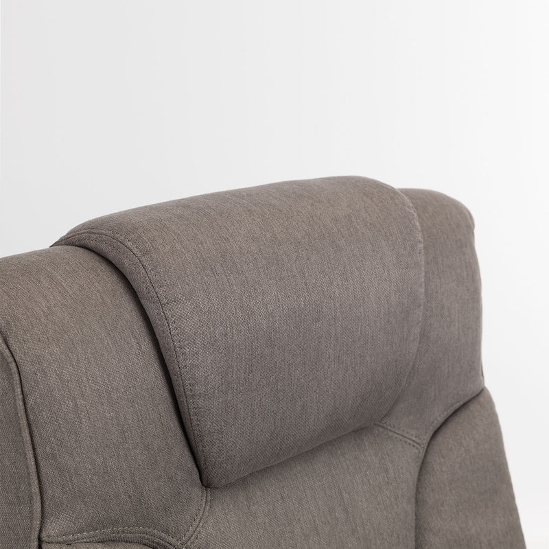 Malmo Swivel Recliner Chair & Footstool by Lavishway | Recliner Armchairs-61806