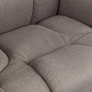 Malmo Swivel Recliner Chair & Footstool by Lavishway | Recliner Armchairs-61811