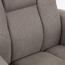 Malmo Swivel Recliner Chair & Footstool by Lavishway | Recliner Armchairs-61810