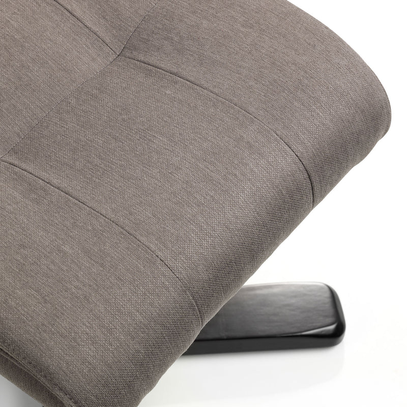 Malmo Swivel Recliner Chair & Footstool by Lavishway | Recliner Armchairs-61809