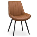 Malmo Faux Leather Dining Chair by Lavishway | Dining Chairs-51023