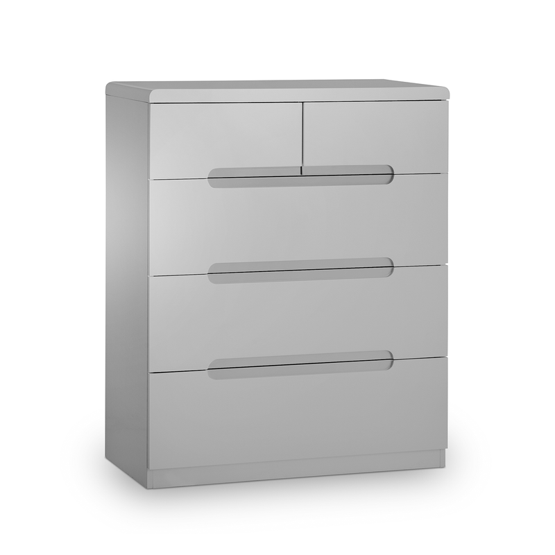 Manhattan Grey 3 Over 2 Chest Of Drawers by Lavishway | Chest Of Drawers-61788