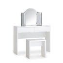 Manhattan High Gloss 2 Drawers Dressing Table by Lavishway | Dressing Tables-61759